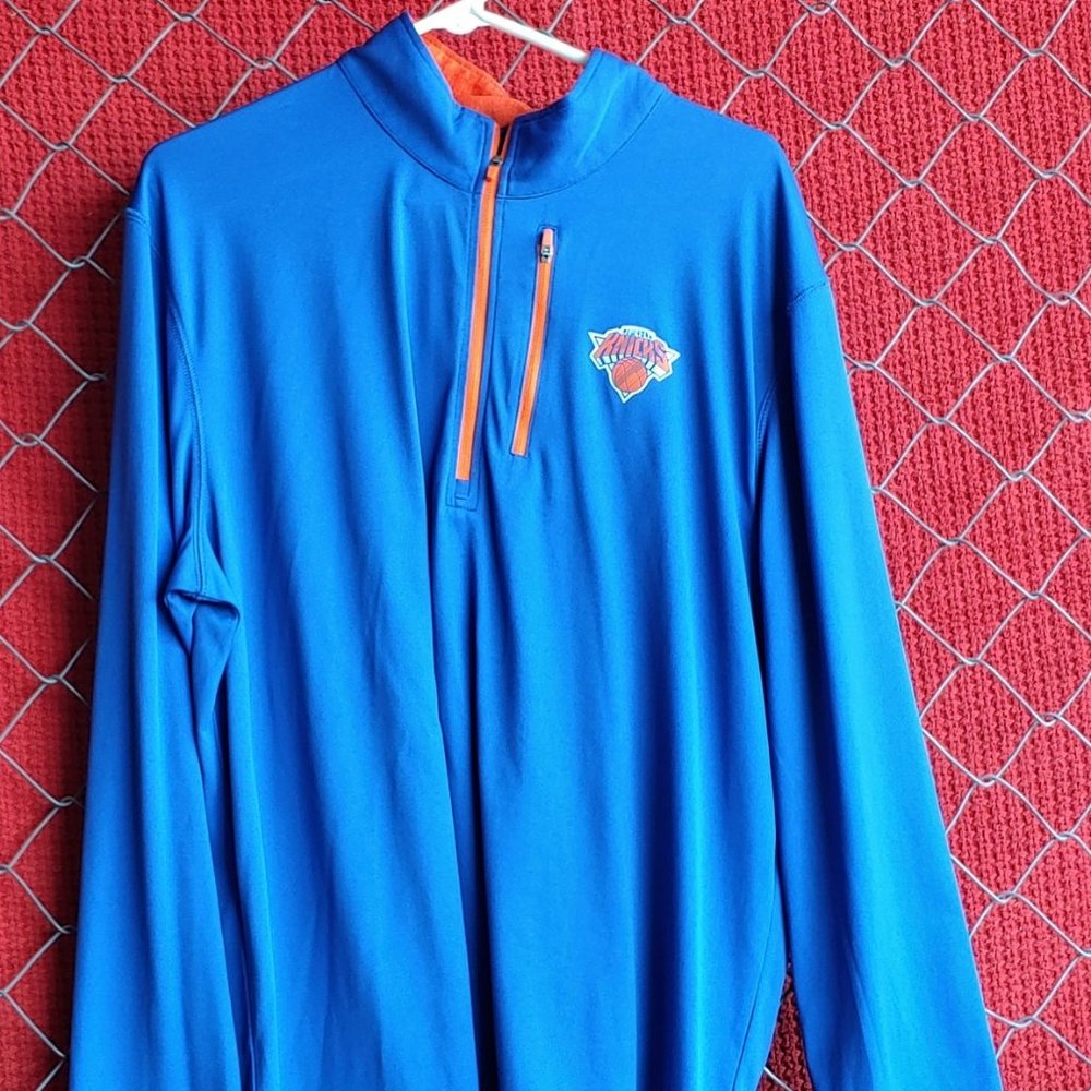 New York Knicks Vintage Long Sleeve Pullover Mens Size XL